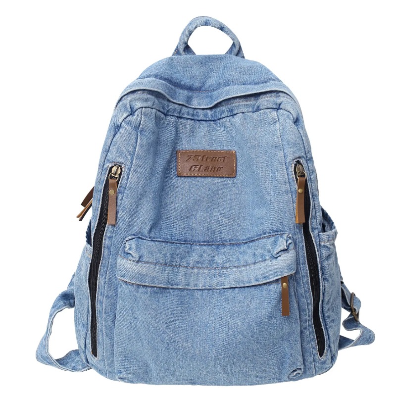 Denim Fashion Backpacks for Sc - Embroidery Jeans recension och pris