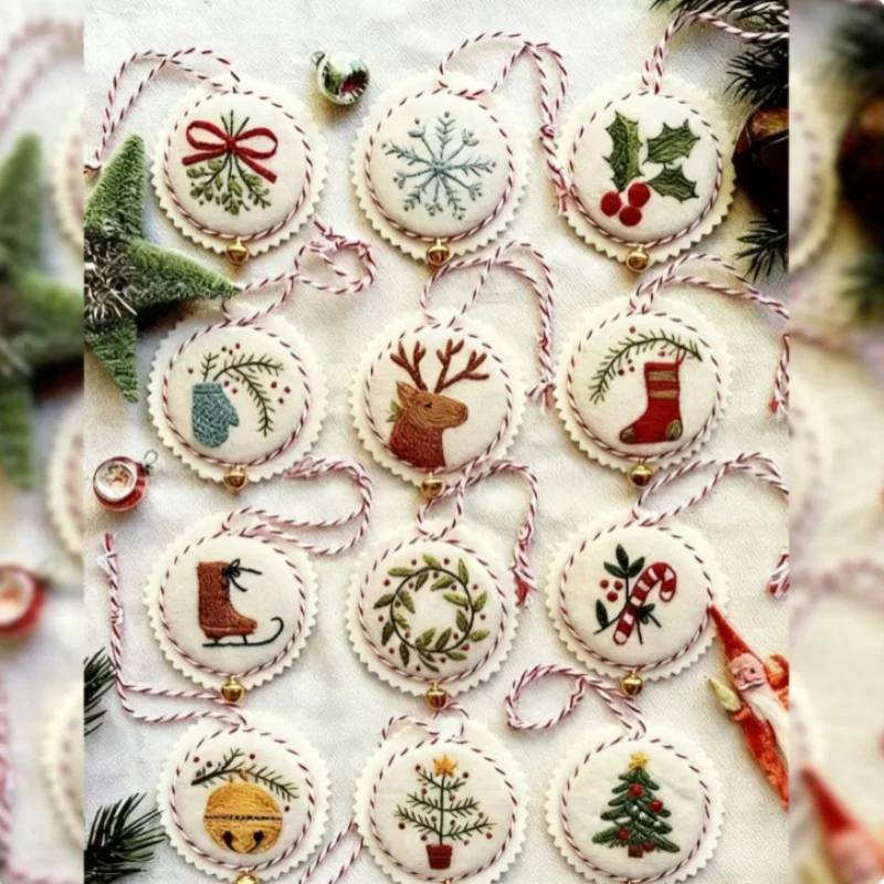 Christmas Embroidery Ornaments - Embroidery Xmas Ornaments recension och pris
