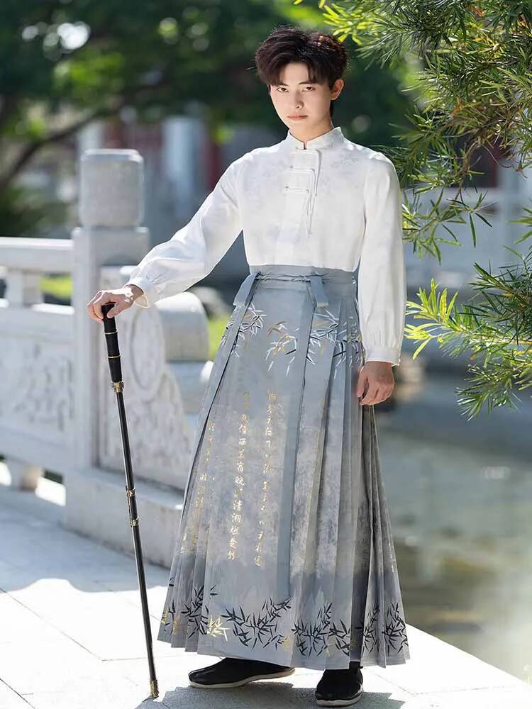 Chinese Horse Face Skirt 2pcs  - Embroidery Horse recension och pris