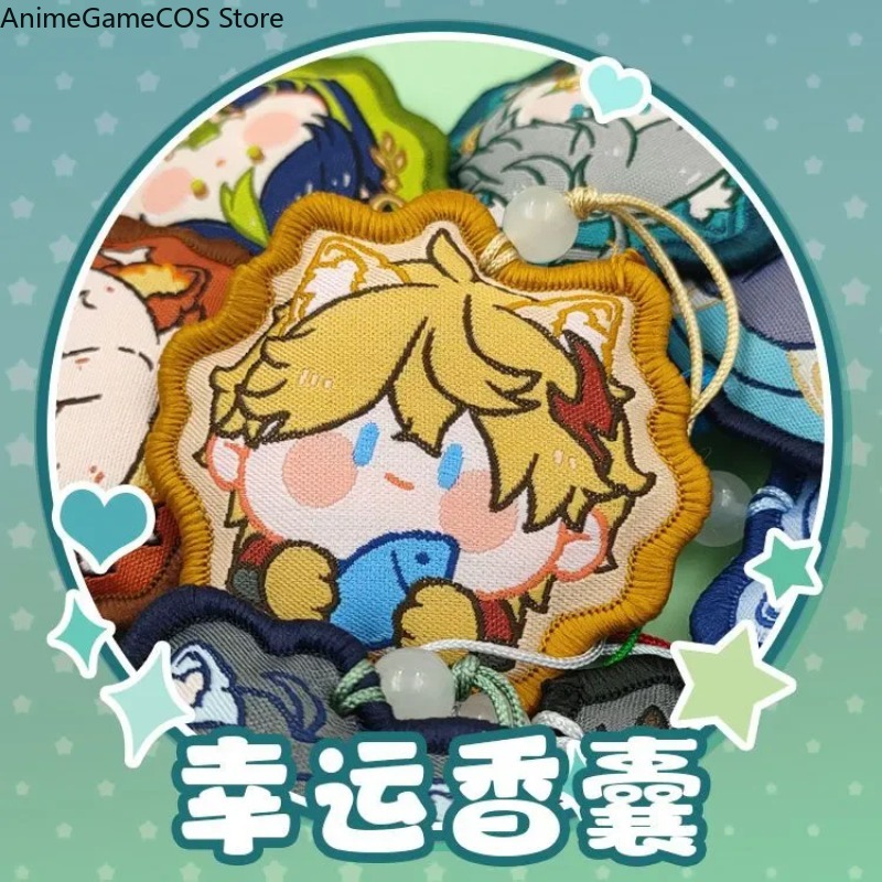 Anime Genshin Impact Tartaglia - Embroidery Xmas Ornaments recension och pris
