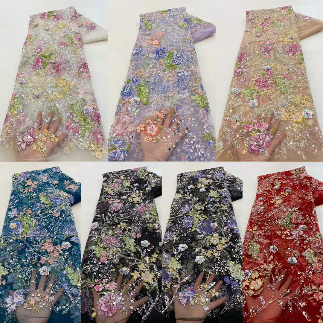 African Lace Fabric 2026 High  - Embroidery Gradient recension och pris
