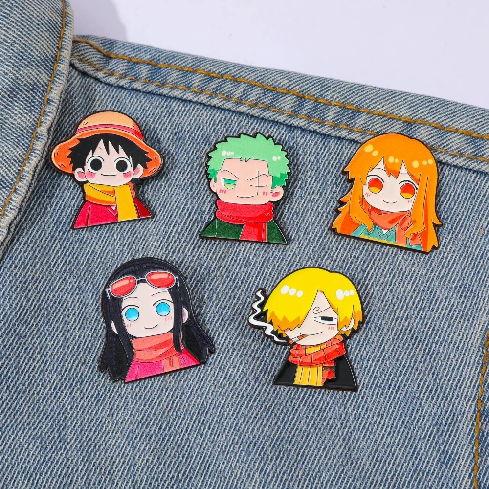 5 Pcs Cute Anime Cartoon Brooc - Embroidery Reddit recension och pris