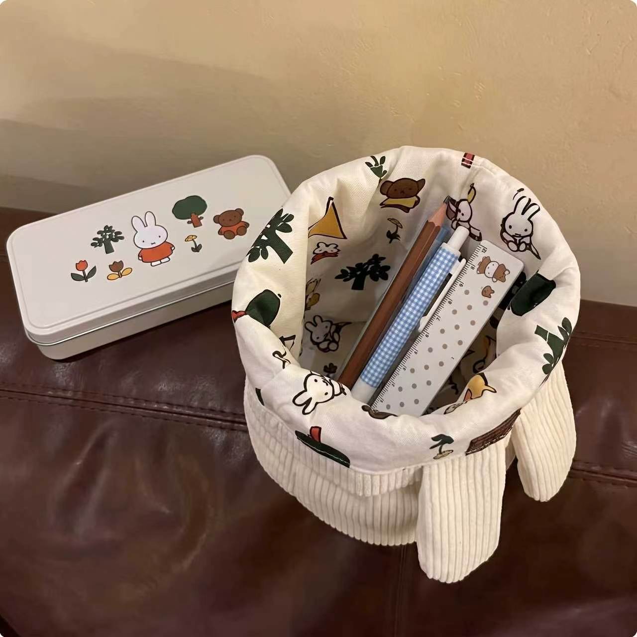 Miffy Kawaii Corduroy Bundle P - Embroidery Wallet recension och pris