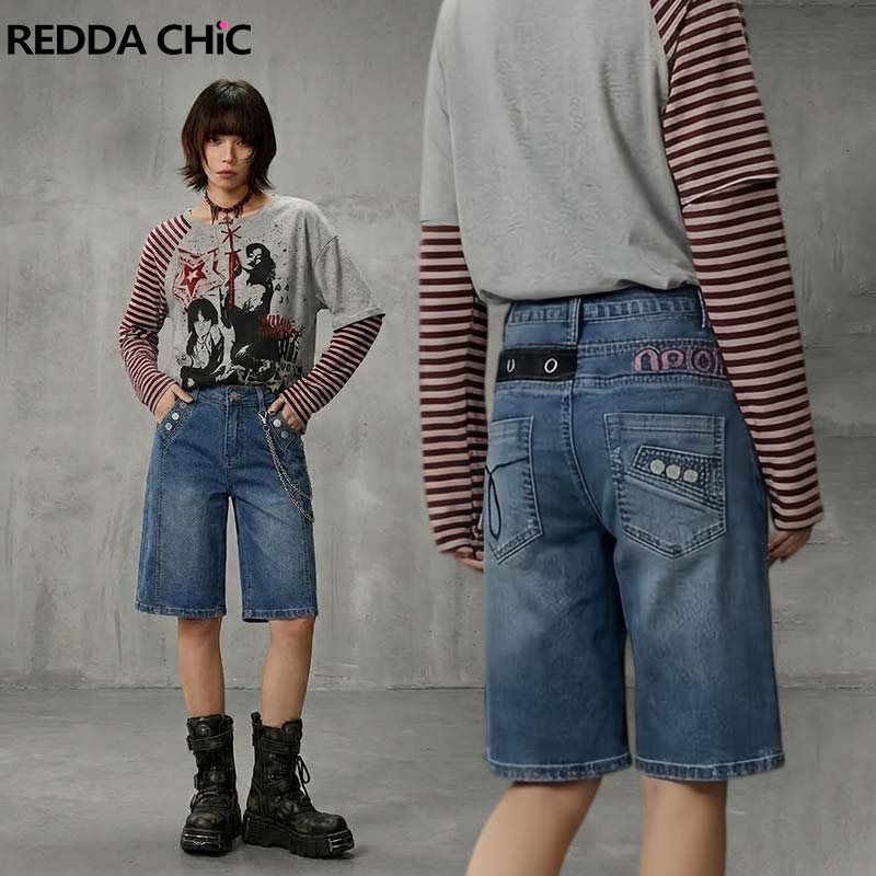 REDDACHiC Y2K Woman's Straight - Embroidery Jeans recension och pris