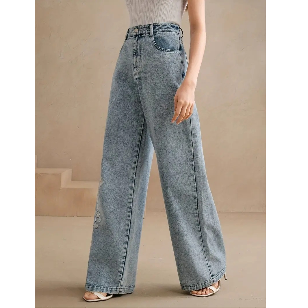 Y2k Pants New 2025 Trend Jeans - Embroidery Jeans recension och pris