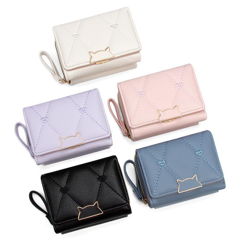 PU Leather Short Wallet With C - Embroidery Wallet recension och pris