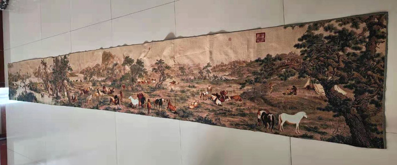 5M Super size Chinese Folk Sil - Embroidery Horse recension och pris