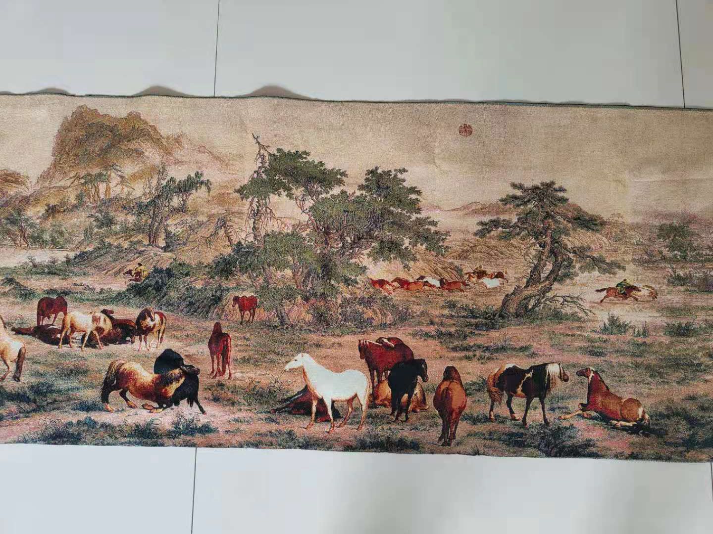 5M Super size Chinese Folk Sil - Embroidery Horse recension och pris
