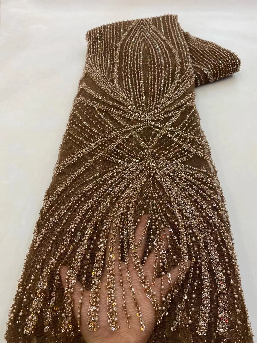 2 yards High Quality African S - Embroidery Gradient recension och pris