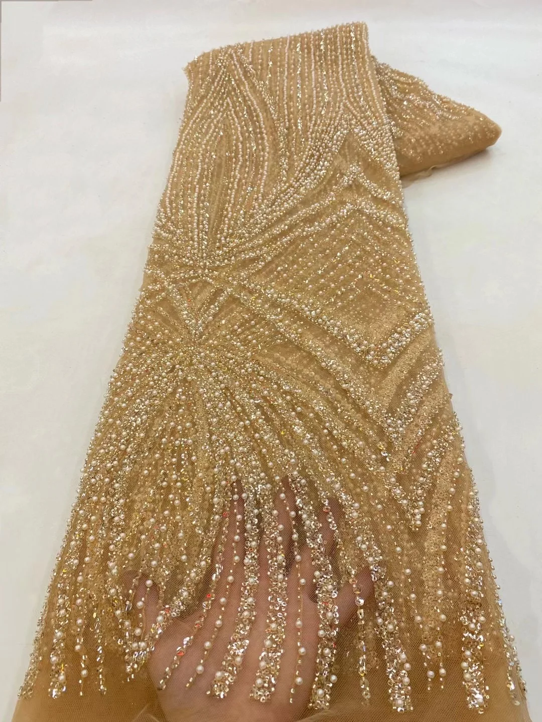 2 yards High Quality African S - Embroidery Gradient recension och pris