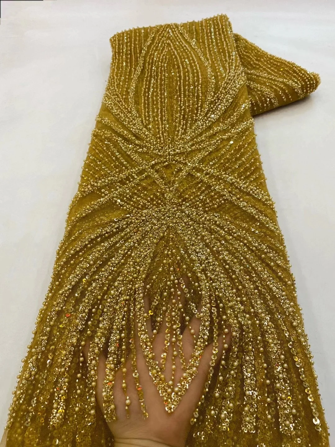 2 yards High Quality African S - Embroidery Gradient recension och pris