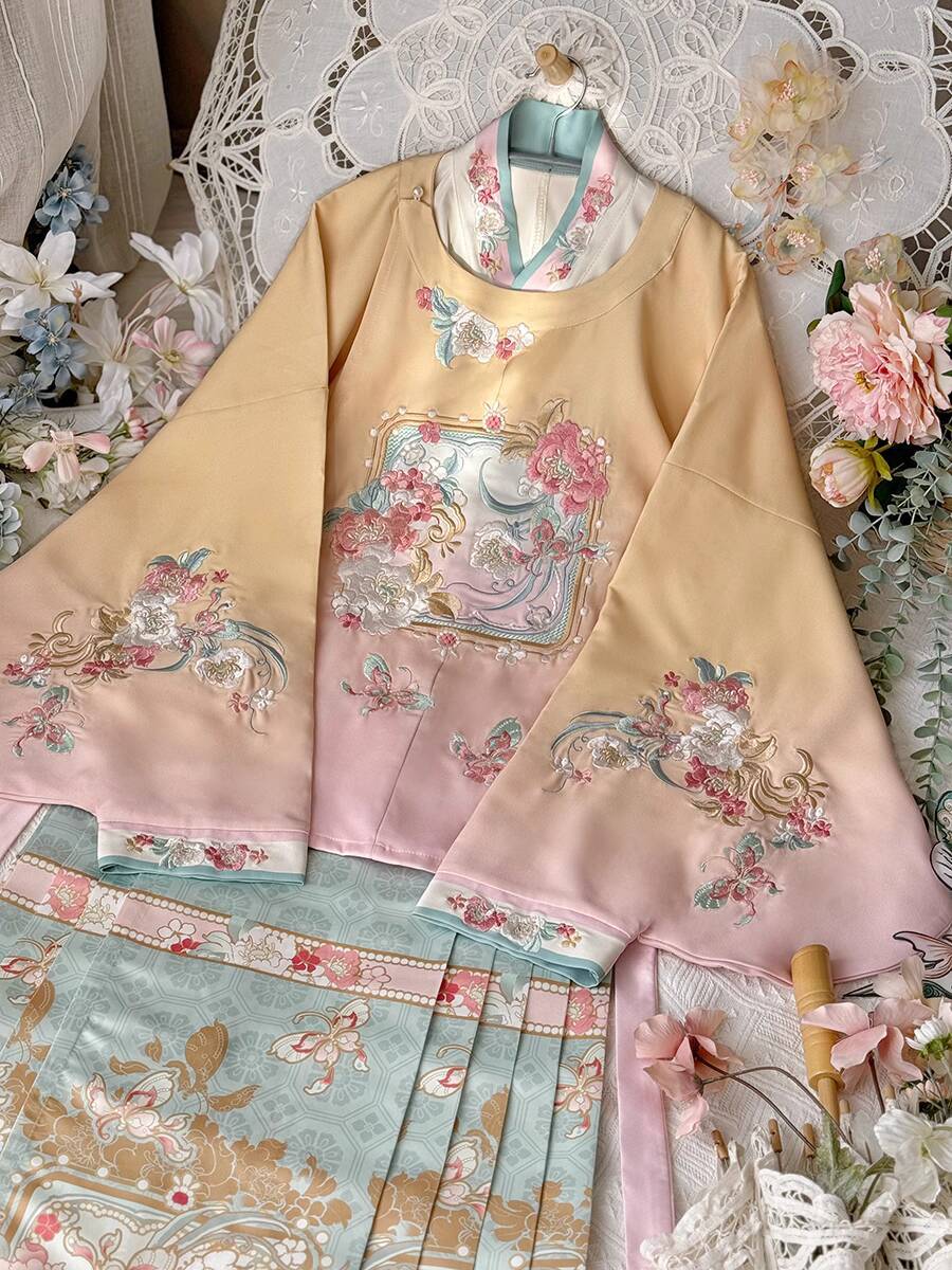 New Hanfu Women Ming System Ro - Embroidery Horse recension och pris