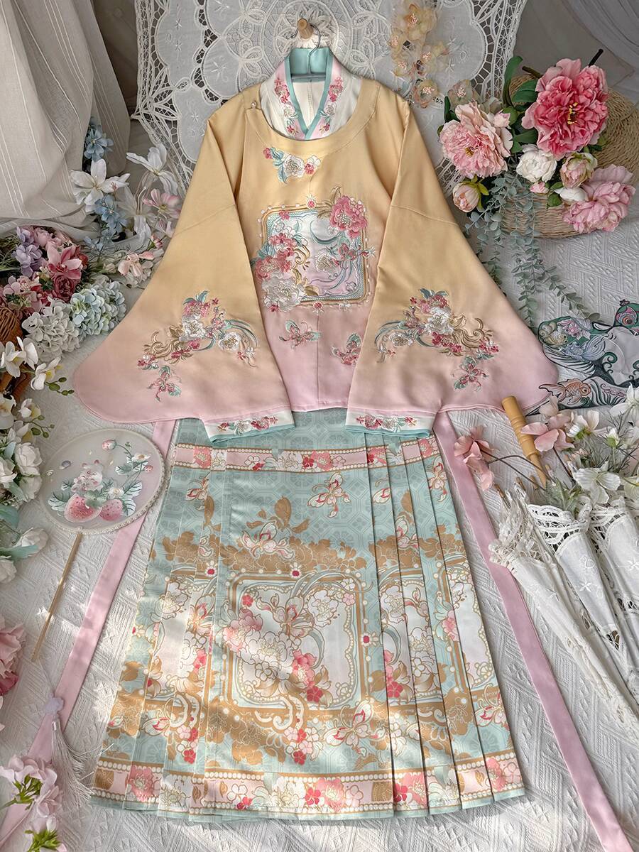 New Hanfu Women Ming System Ro - Embroidery Horse recension och pris