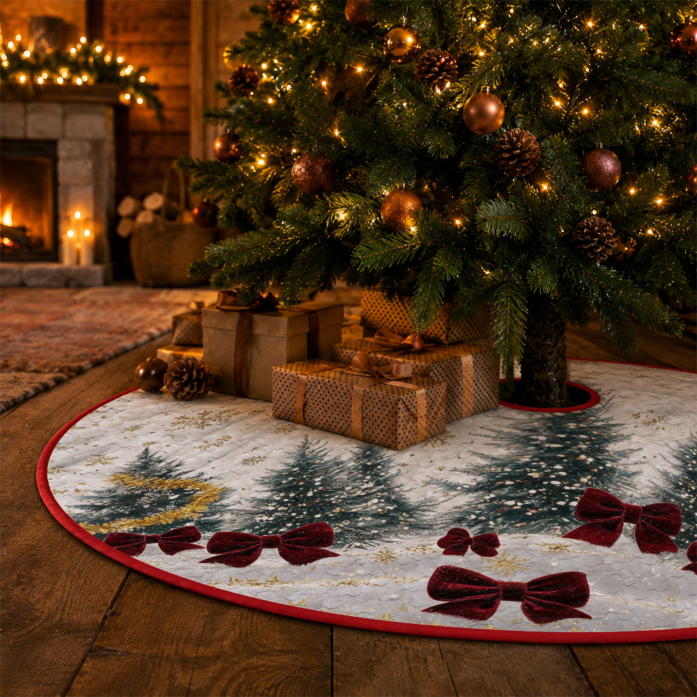 Jit 1pc Christmas Pine Tree Bo - Embroidery Xmas Ornaments recension och pris