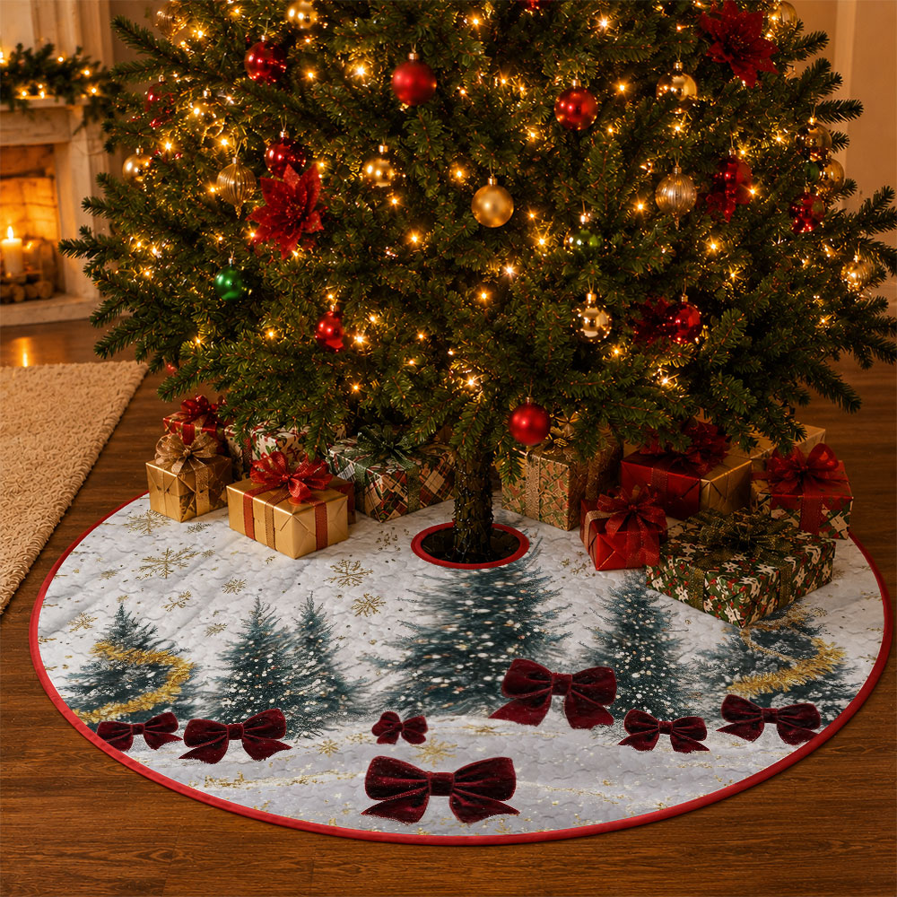 Jit 1pc Christmas Pine Tree Bo - Embroidery Xmas Ornaments recension och pris