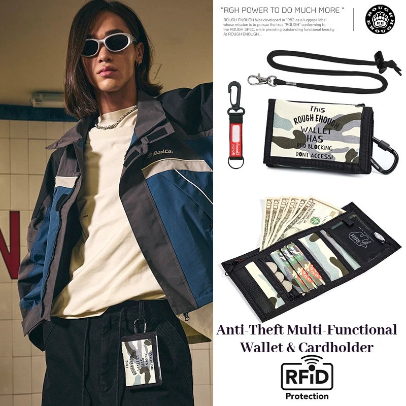 RGH Camo Canvas Wallet for Men - Embroidery Wallet recension och pris
